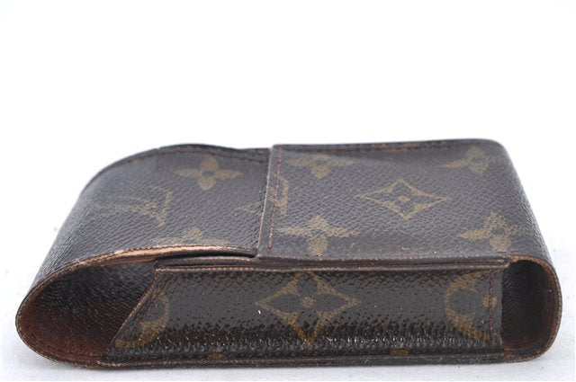 Authentic Louis Vuitton Monogram Etui Cigarette Case M63024 LV H9377