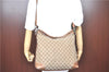 Auth GUCCI Twins 2Way Shoulder Hand Bag GG Canvas Leather 326514 Brown H9378