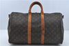 Auth Louis Vuitton Monogram Keepall Bandouliere 45 Boston Bag M41418 LV H9379