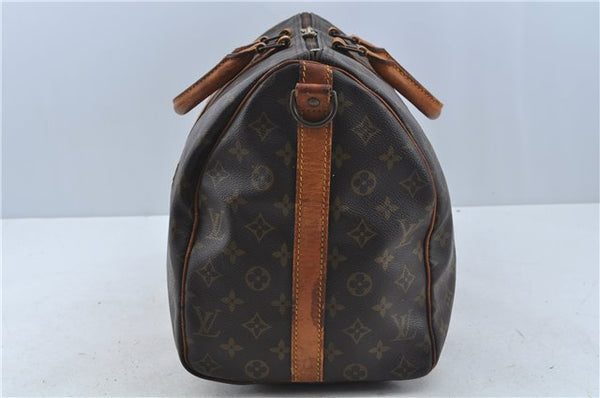 Auth Louis Vuitton Monogram Keepall Bandouliere 45 Boston Bag M41418 LV H9379