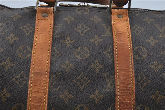 Auth Louis Vuitton Monogram Keepall Bandouliere 45 Boston Bag M41418 LV H9379