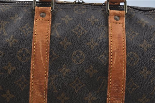 Auth Louis Vuitton Monogram Keepall Bandouliere 45 Boston Bag M41418 LV H9379