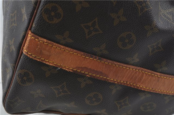 Auth Louis Vuitton Monogram Keepall Bandouliere 45 Boston Bag M41418 LV H9379