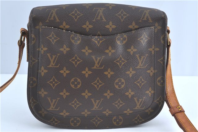 Auth Louis Vuitton Monogram Saint Cloud GM Shoulder Cross Bag M51242 LV H9381