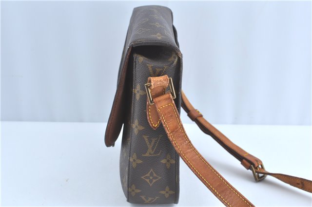 Auth Louis Vuitton Monogram Saint Cloud GM Shoulder Cross Bag M51242 LV H9381