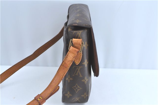 Auth Louis Vuitton Monogram Saint Cloud GM Shoulder Cross Bag M51242 LV H9381