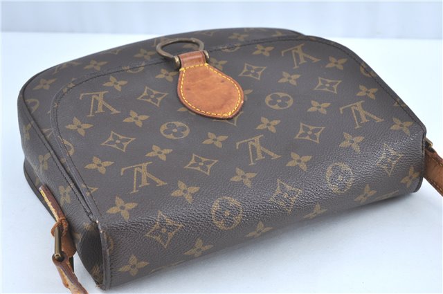 Auth Louis Vuitton Monogram Saint Cloud GM Shoulder Cross Bag M51242 LV H9381