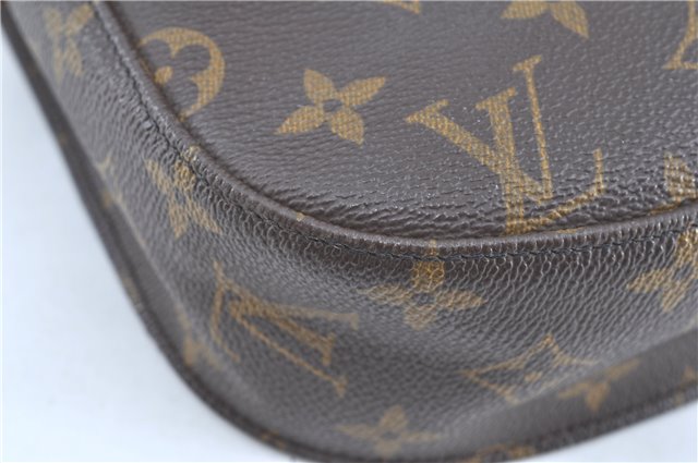 Auth Louis Vuitton Monogram Saint Cloud GM Shoulder Cross Bag M51242 LV H9381