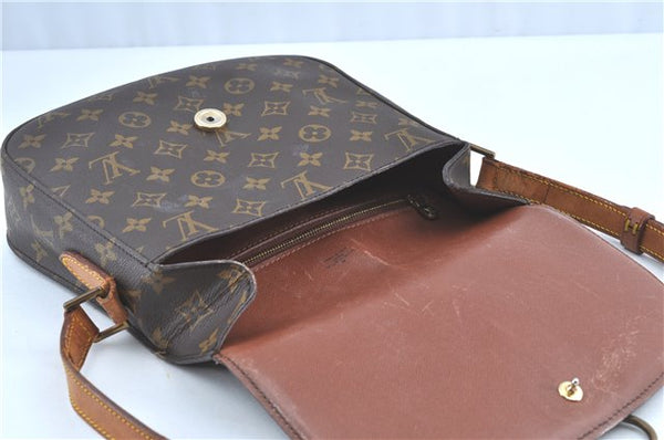 Auth Louis Vuitton Monogram Saint Cloud GM Shoulder Cross Bag M51242 LV H9381