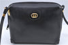 Authentic GUCCI Shoulder Cross Body Bag Purse Leather Black Junk H9382