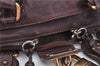 Authentic Chloe Paddington Leather Shoulder Hand Bag Brown H9383