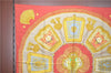 Authentic HERMES Carre 90 Scarf "Poste et Cavalerie" Silk Red H9389