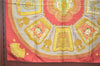 Authentic HERMES Carre 90 Scarf "Poste et Cavalerie" Silk Red H9389