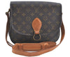 Auth Louis Vuitton Monogram Saint Cloud GM Shoulder Cross Bag M51242 LV H9390