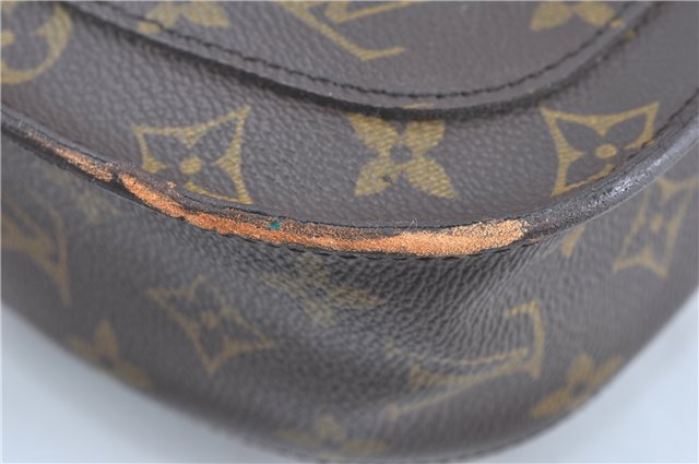 Auth Louis Vuitton Monogram Saint Cloud GM Shoulder Cross Bag M51242 LV H9390