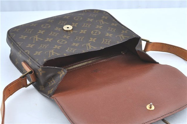 Auth Louis Vuitton Monogram Saint Cloud GM Shoulder Cross Bag M51242 LV H9390