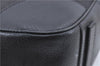 Authentic PRADA Canvas Leather Shoulder Boston Bag BL0187 Black H9391