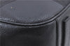 Authentic PRADA Canvas Leather Shoulder Boston Bag BL0187 Black H9391