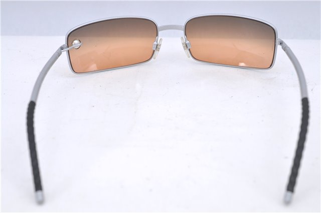 Auth CHANEL Sunglasses CC Logos CoCo Mark Plastic 4075H Brown Silver Box H9395