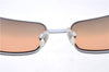 Auth CHANEL Sunglasses CC Logos CoCo Mark Plastic 4075H Brown Silver Box H9395