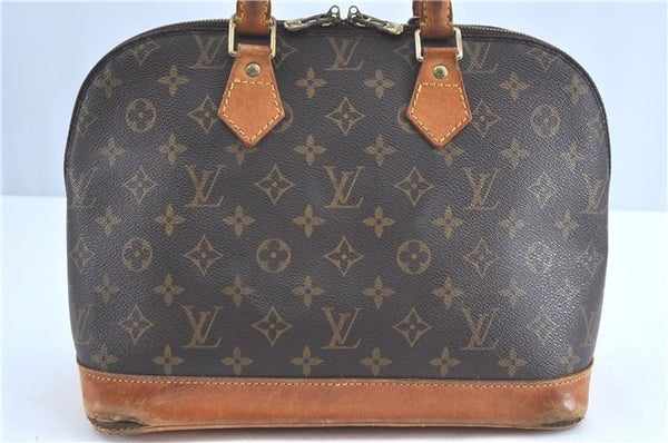 Authentic Louis Vuitton Monogram Alma Hand Bag M51130 LV H9396