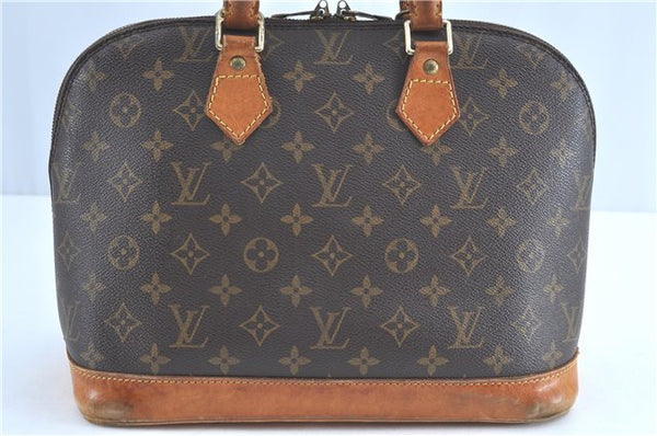 Authentic Louis Vuitton Monogram Alma Hand Bag M51130 LV H9396