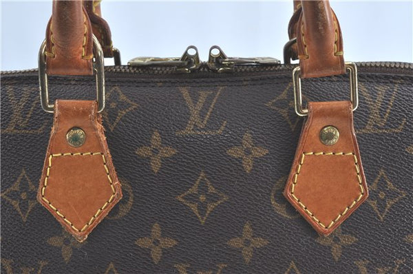 Authentic Louis Vuitton Monogram Alma Hand Bag M51130 LV H9396