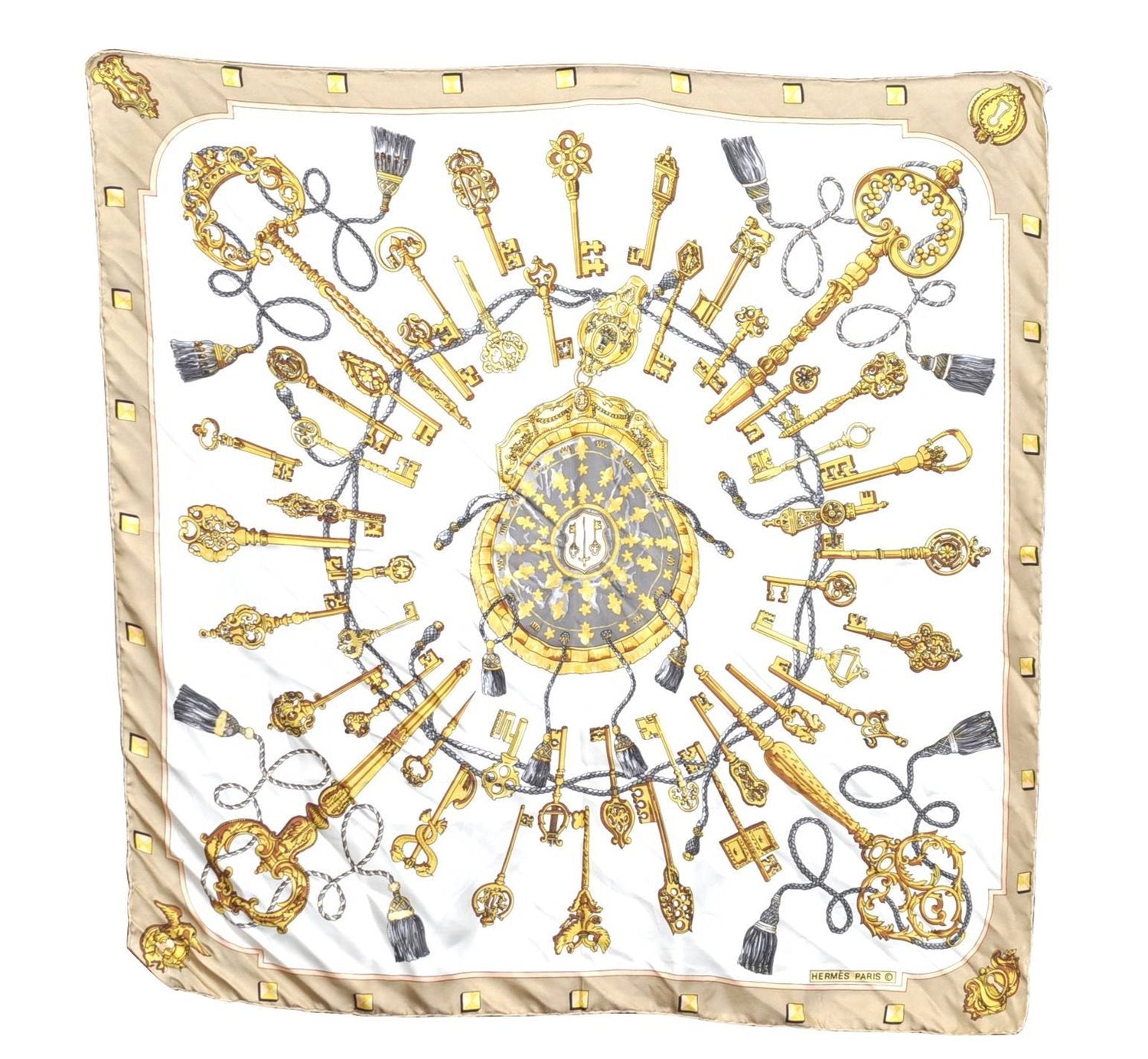 Authentic HERMES Carre 90 Scarf 