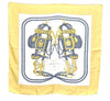 Authentic HERMES Carre 90 Scarf "Brides de Gala" Silk Yellow White H9403