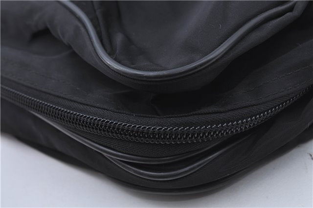 Authentic PRADA Nylon Leather 2Way Shoulder Garment Cover Black H9407