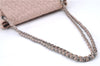 Authentic PRADA Nylon Chain Shoulder Bag Purse BR4612 Light Pink H9409