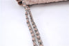 Authentic PRADA Nylon Chain Shoulder Bag Purse BR4612 Light Pink H9409