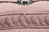 Authentic PRADA Nylon Chain Shoulder Bag Purse BR4612 Light Pink H9409