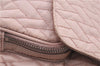 Authentic PRADA Nylon Chain Shoulder Bag Purse BR4612 Light Pink H9409