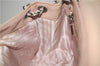 Authentic PRADA Nylon Chain Shoulder Bag Purse BR4612 Light Pink H9409