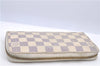 Authentic Louis Vuitton Damier Azur Zippy Wallet Long Purse N60019 LV H9410