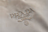 Authentic PRADA Nylon Plastic Chain Shoulder Bag B6430 Beige Ivory H9413