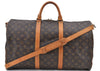 Auth Louis Vuitton Monogram Keepall Bandouliere 50 Boston Bag M41416 LV H9416