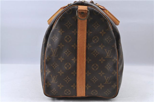 Auth Louis Vuitton Monogram Keepall Bandouliere 50 Boston Bag M41416 LV H9416