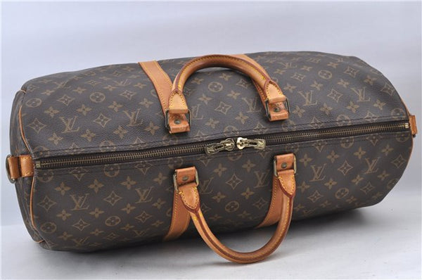 Auth Louis Vuitton Monogram Keepall Bandouliere 50 Boston Bag M41416 LV H9416