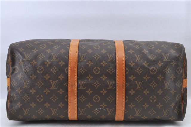 Auth Louis Vuitton Monogram Keepall Bandouliere 50 Boston Bag M41416 LV H9416