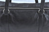 Authentic PRADA Leather Shoulder Hand Bag Purse Black H9417