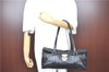 Authentic PRADA Leather Shoulder Hand Bag Purse Black H9417