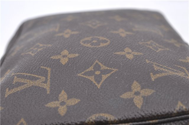 Auth Louis Vuitton Monogram Trousse Toilette 23 Clutch Hand Bag M47524 LV H9418