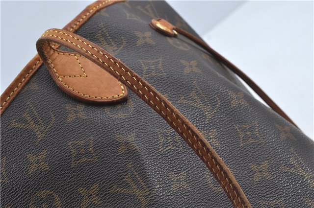 Authentic Louis Vuitton Monogram Neverfull MM Tote Bag M40156 LV H9419