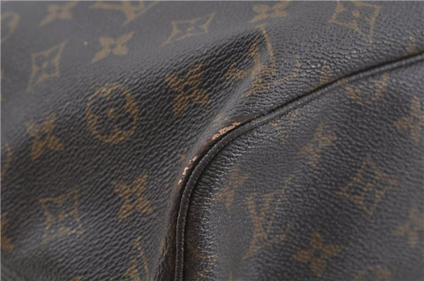 Authentic Louis Vuitton Monogram Neverfull MM Tote Bag M40156 LV H9419