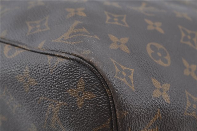 Authentic Louis Vuitton Monogram Neverfull MM Tote Bag M40156 LV H9419