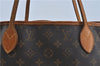 Authentic Louis Vuitton Monogram Neverfull MM Tote Bag M40156 LV H9419