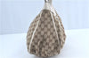 Authentic GUCCI Abbey Shoulder Hand Bag GG Canvas Leather 189833 Brown H9422