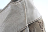Authentic GUCCI Abbey Shoulder Hand Bag GG Canvas Leather 189833 Brown H9422